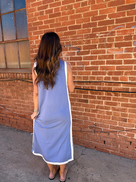 Periwinkle Midi Dress