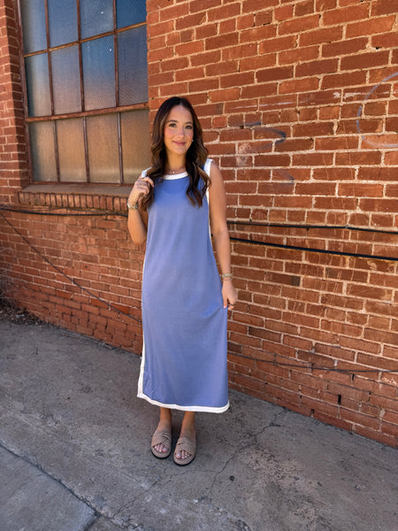 Periwinkle Midi Dress