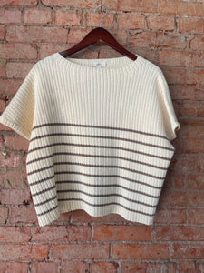 Mocha Striped Sweater