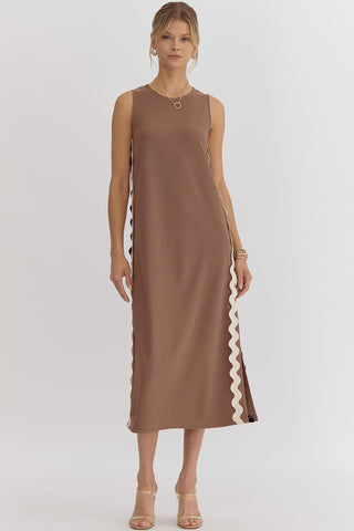 Mocha Ric Rac Maxi