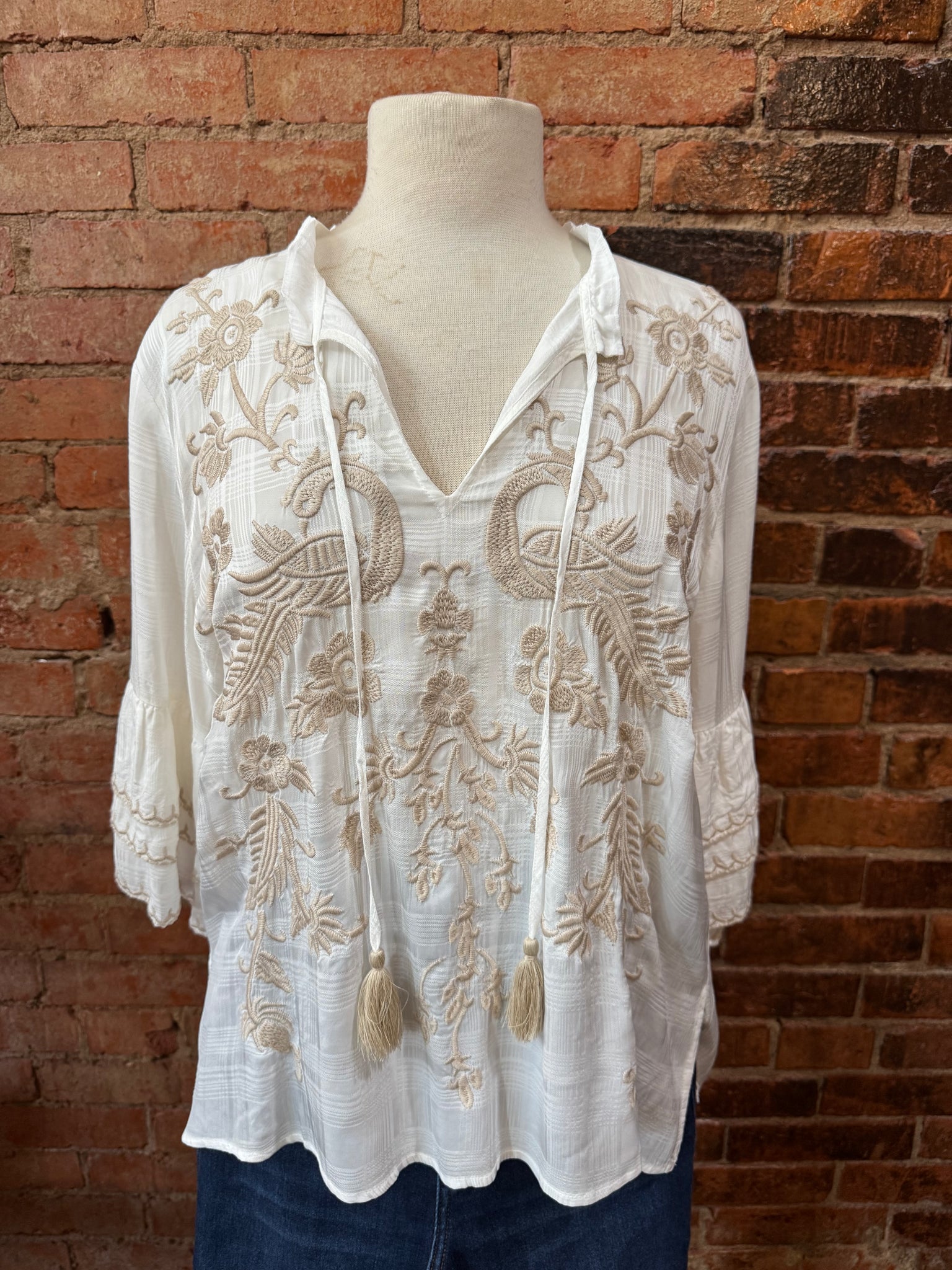 Ruffle Sleeve Blouse - Kamala