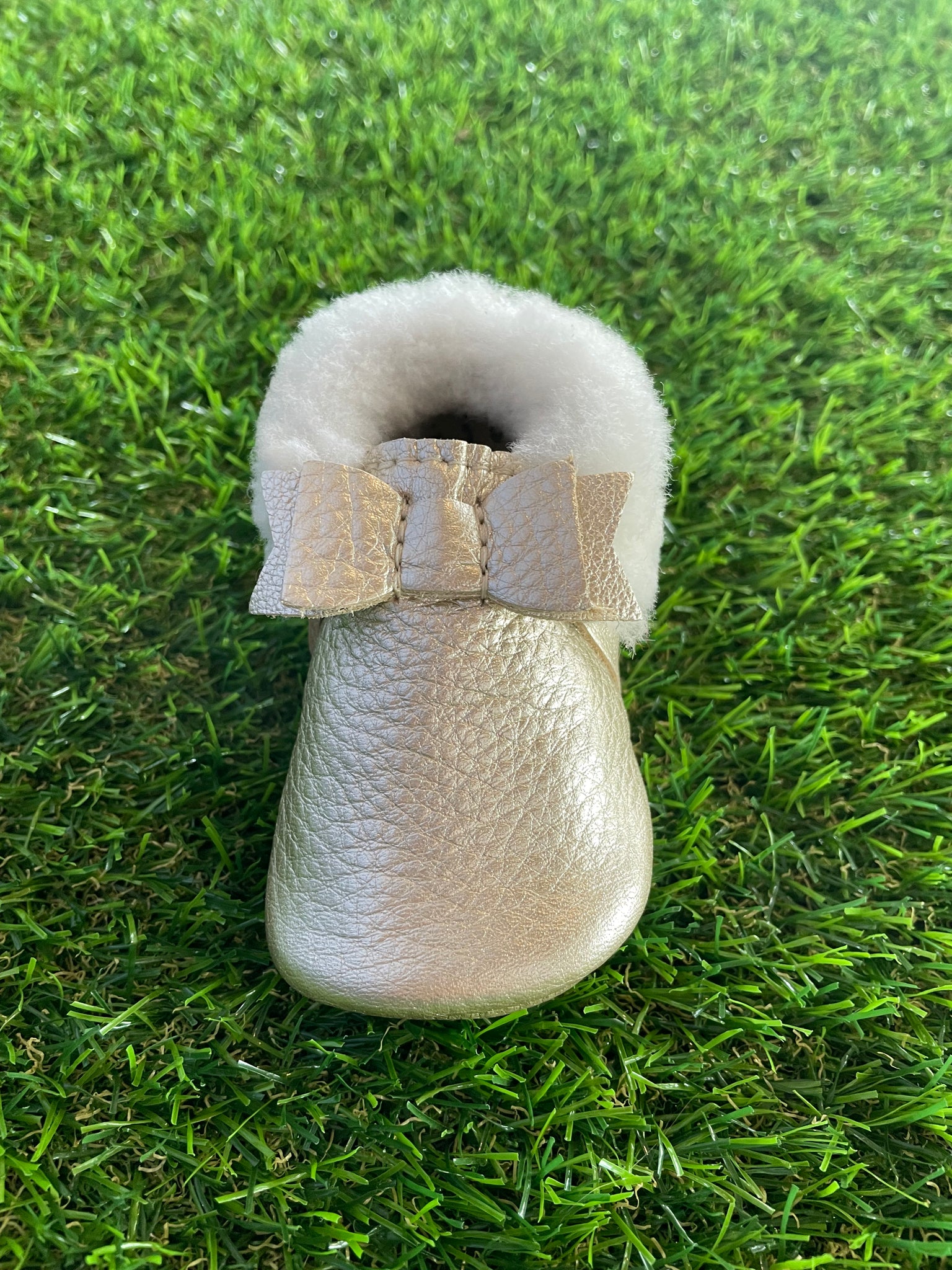 Shearling Bow Moccasin
