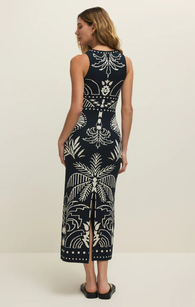 Esperanza Midi Dress in Eclipse