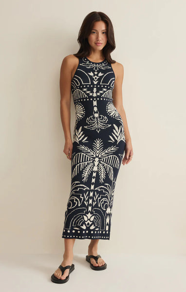 Esperanza Midi Dress in Eclipse