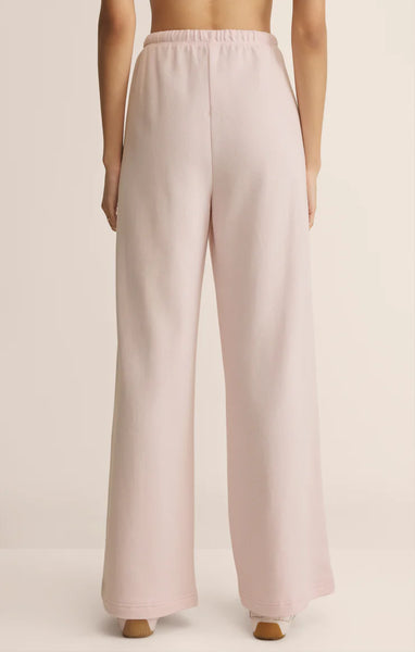 Take All French Terry Track Pant in Washed Pink