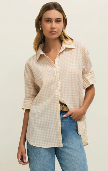 Seaport Gingham Button Up